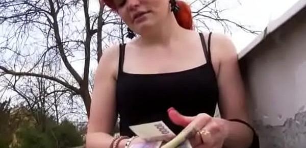  Slutty amatuer chick paid and analized in public campground